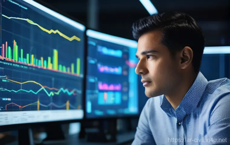 토목공학 프로젝트에서의 문서 관리 - **Prompt:** An engineer, a woman in a modest, professional work uniform (e.g., safety vest over a lo...